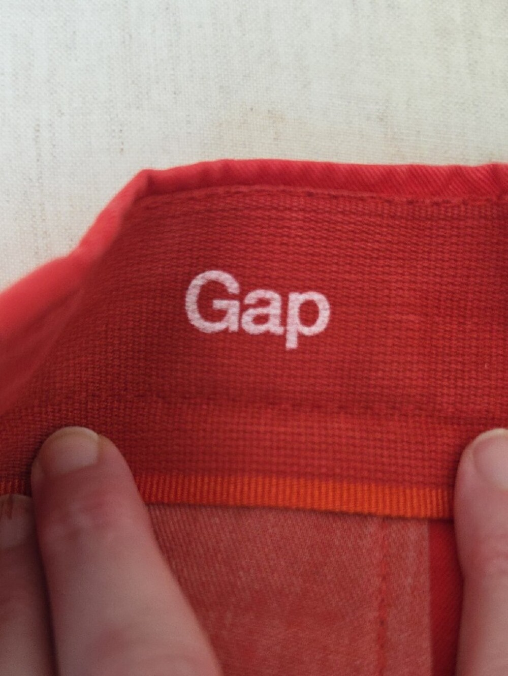 GAP Men The Lived In Short In Red - Picture 3 of 7